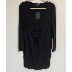 NWT Eloquii black cut out dress 18